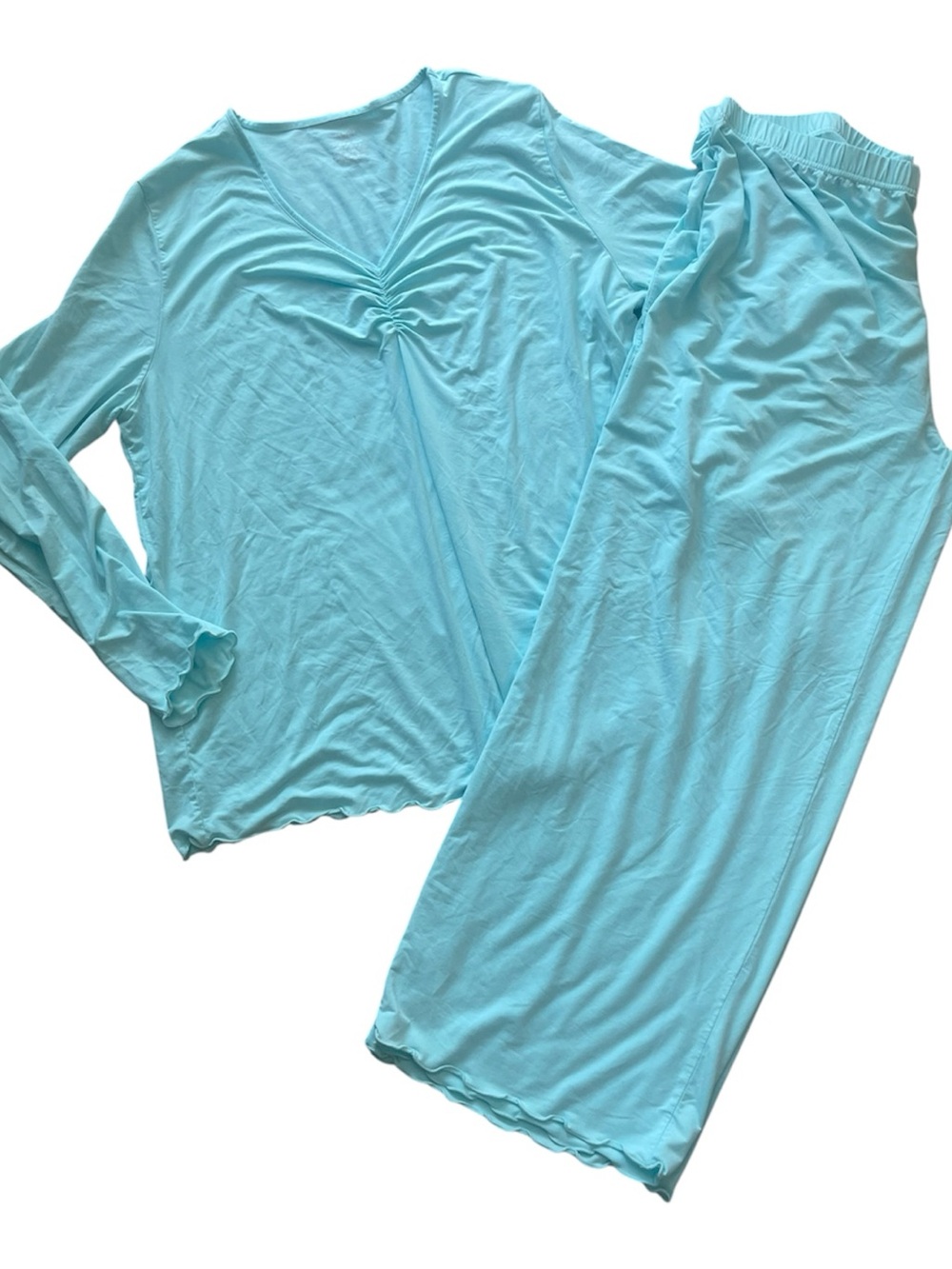 NACHILA Women's Pajama Set Modal Long Sleeve XXL